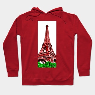 Cartoon Eiffel Tower Paris Hoodie